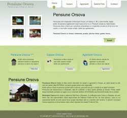 Portofoliu - Web Design Pensiune Orsova